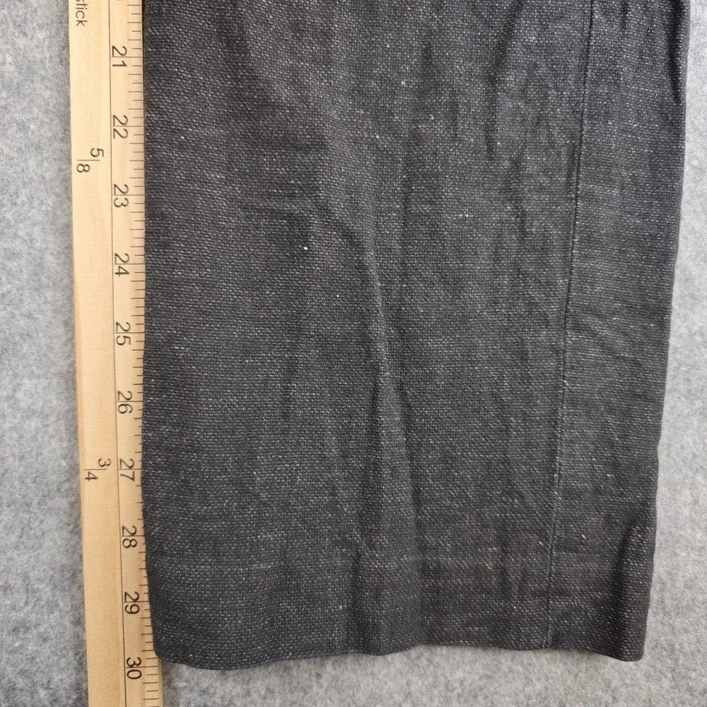 Banana Republic Dress Pants Men's 32x32 Gray Linen Blend Tailored Fit Flat Front